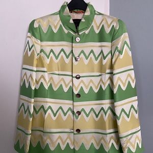 Nina Mclemore Women’s Blazer Mulicolor Pattern